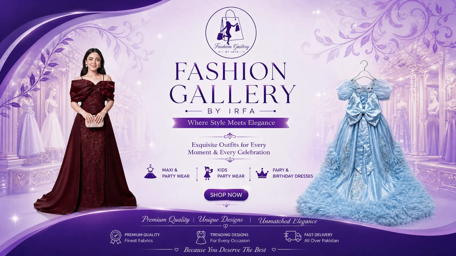 Fashion Gallery by Irfa collection banner